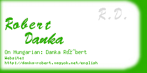 robert danka business card